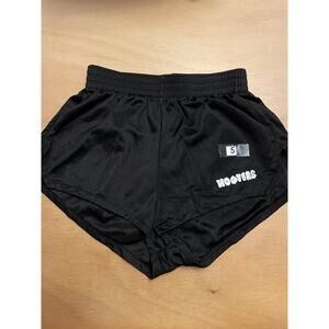 B14-5 Women’s Hooters Vintage OG Dolfin Shorts Black Size Xs